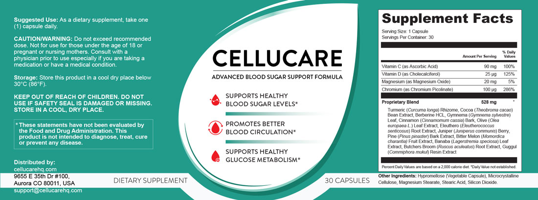 Label CELLUCARE